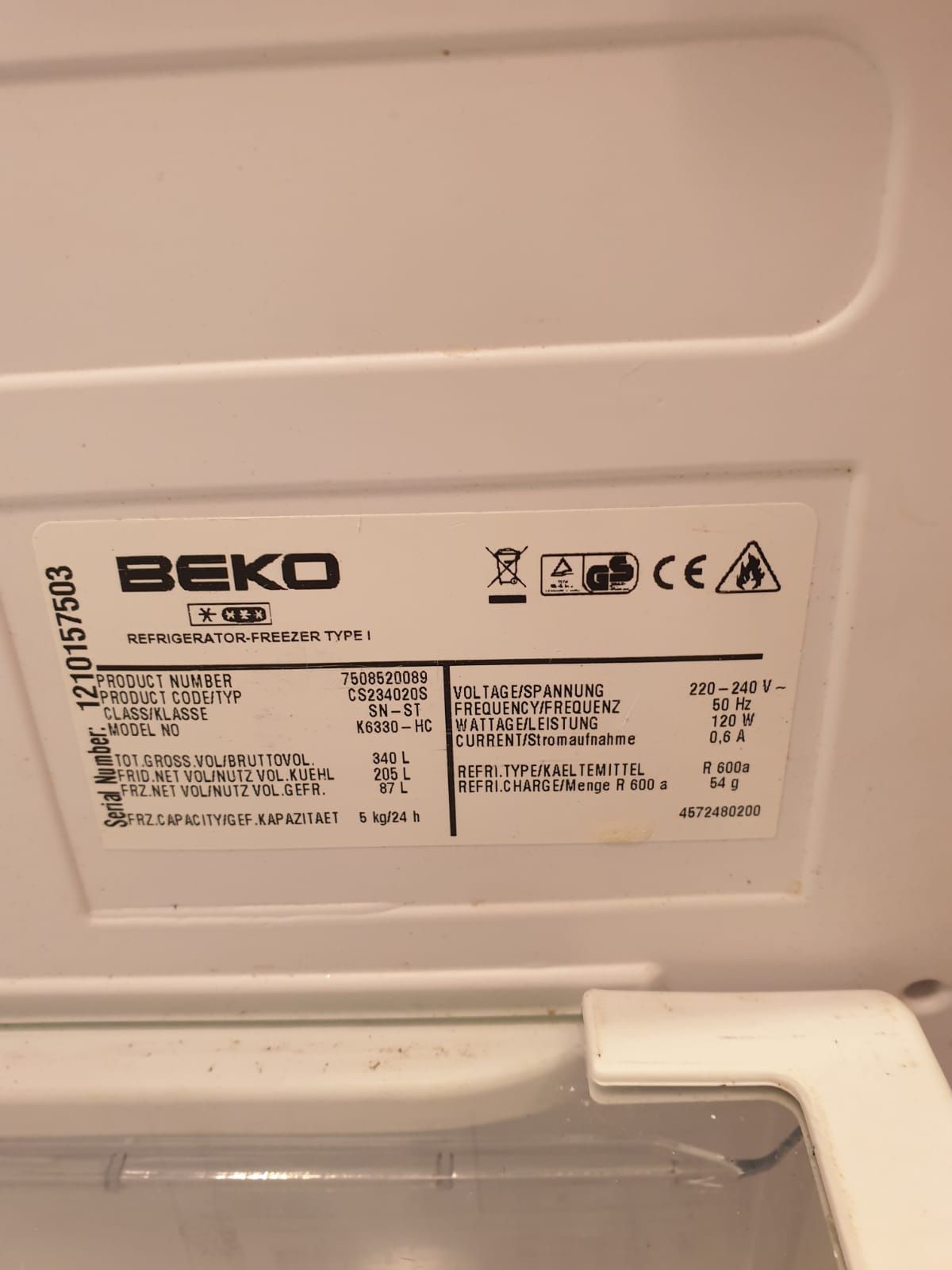 Combină  frigorifică  Beko