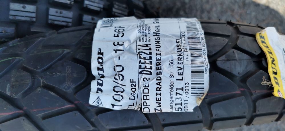 Anvelope/cauciucuri moto noi dunlop/nylon