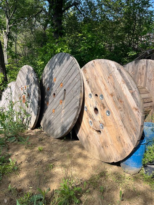 Дървени макари маси