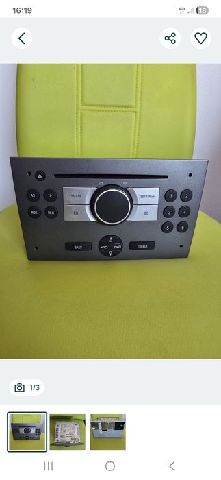 Cd.player navi Blaupunkt Opel