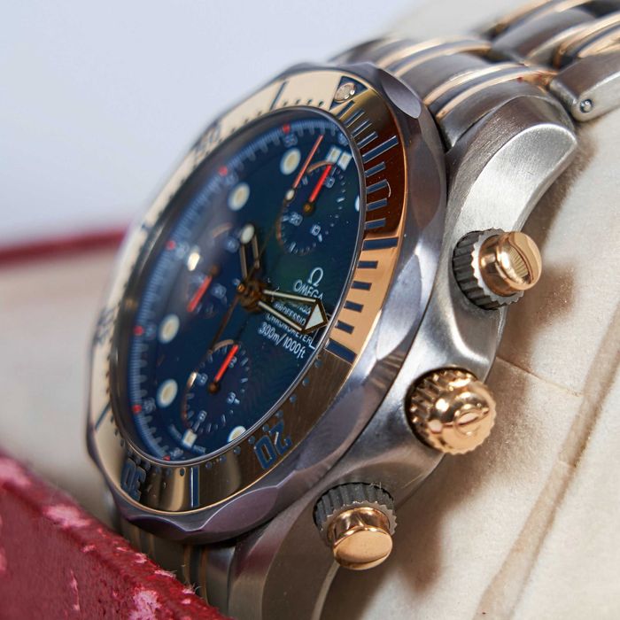 Omega Seamaster Professional Chronograph 2296.80 Tri-metal - Full Set