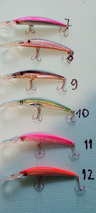 Воблери Yo Zuri Crystal 3D Minnow  Двуделни