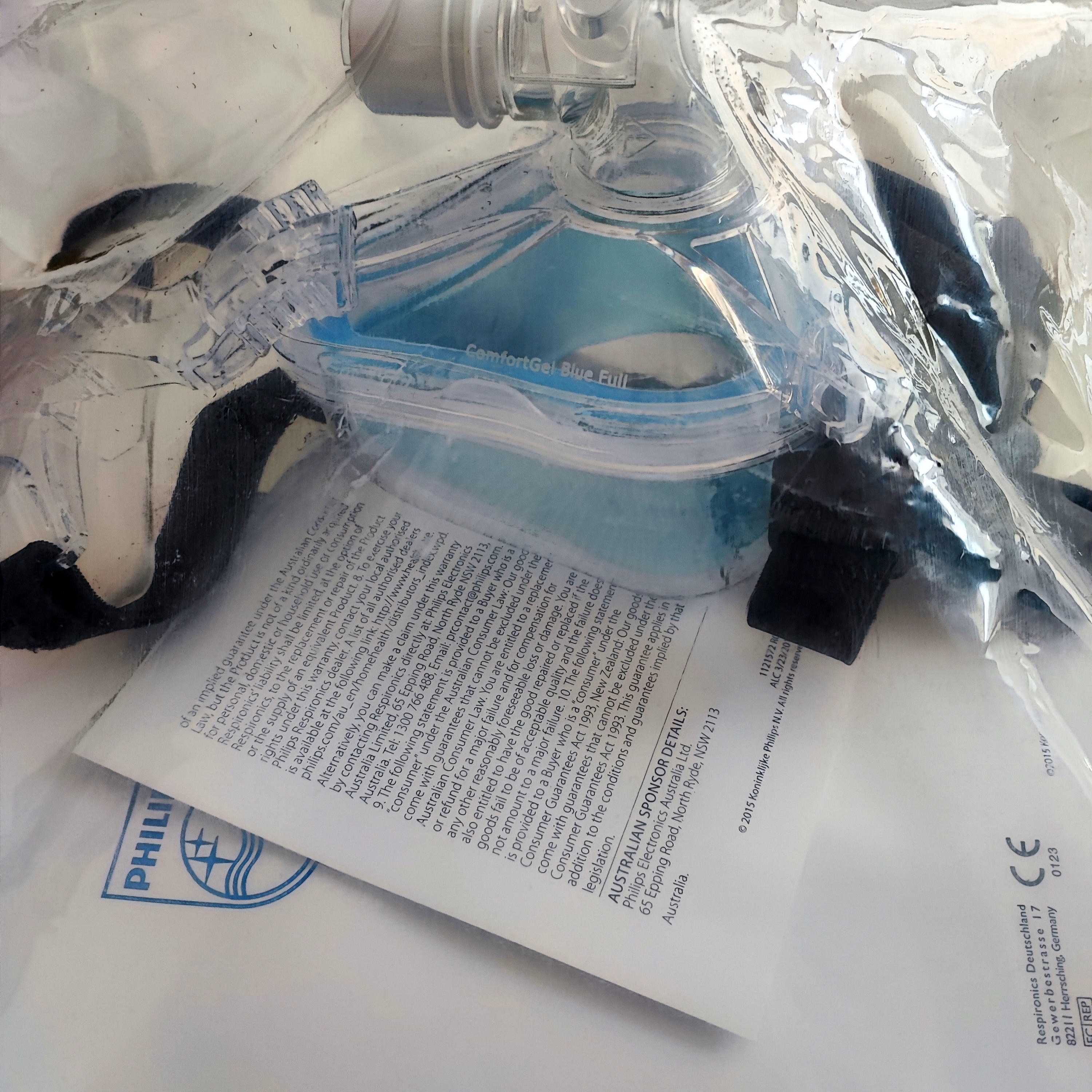 Masca CPAP Full Face Philips Respironics ComfortGel - (M) Nou/Sigilat
