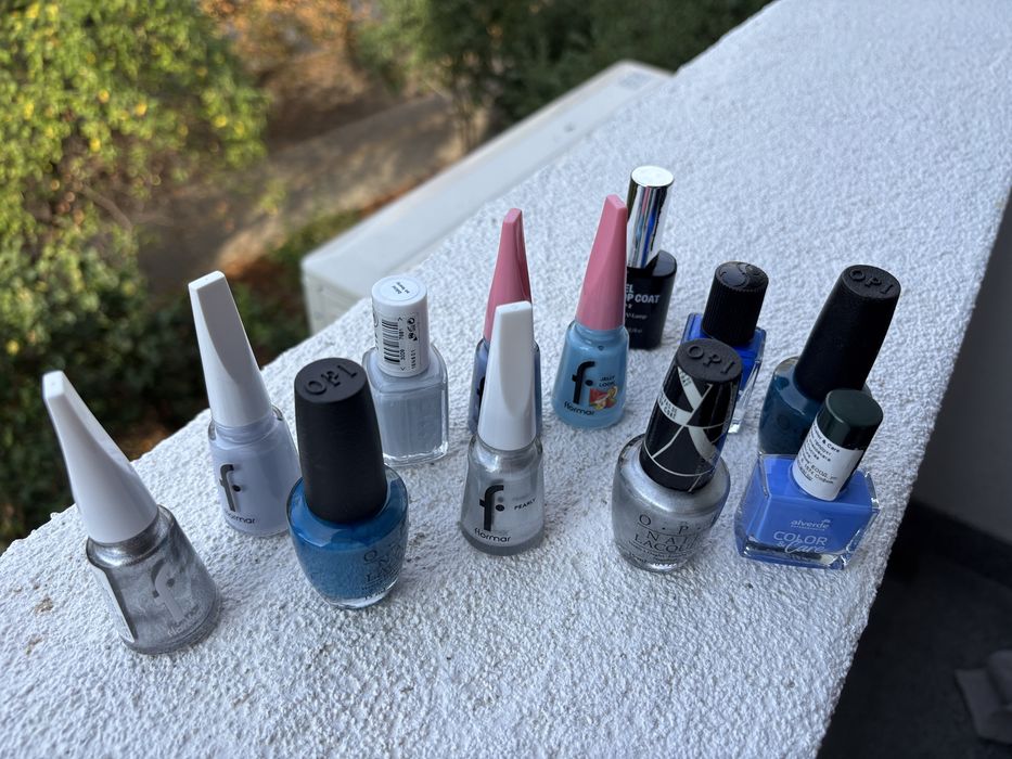 Лот 17 лака за нокти - лакове OPI Flormar Essie