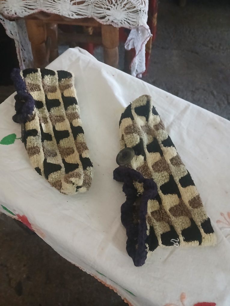 Vad papuci tricotati