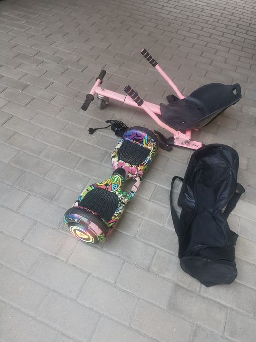 Hoverboard graffiti+ scaun cart