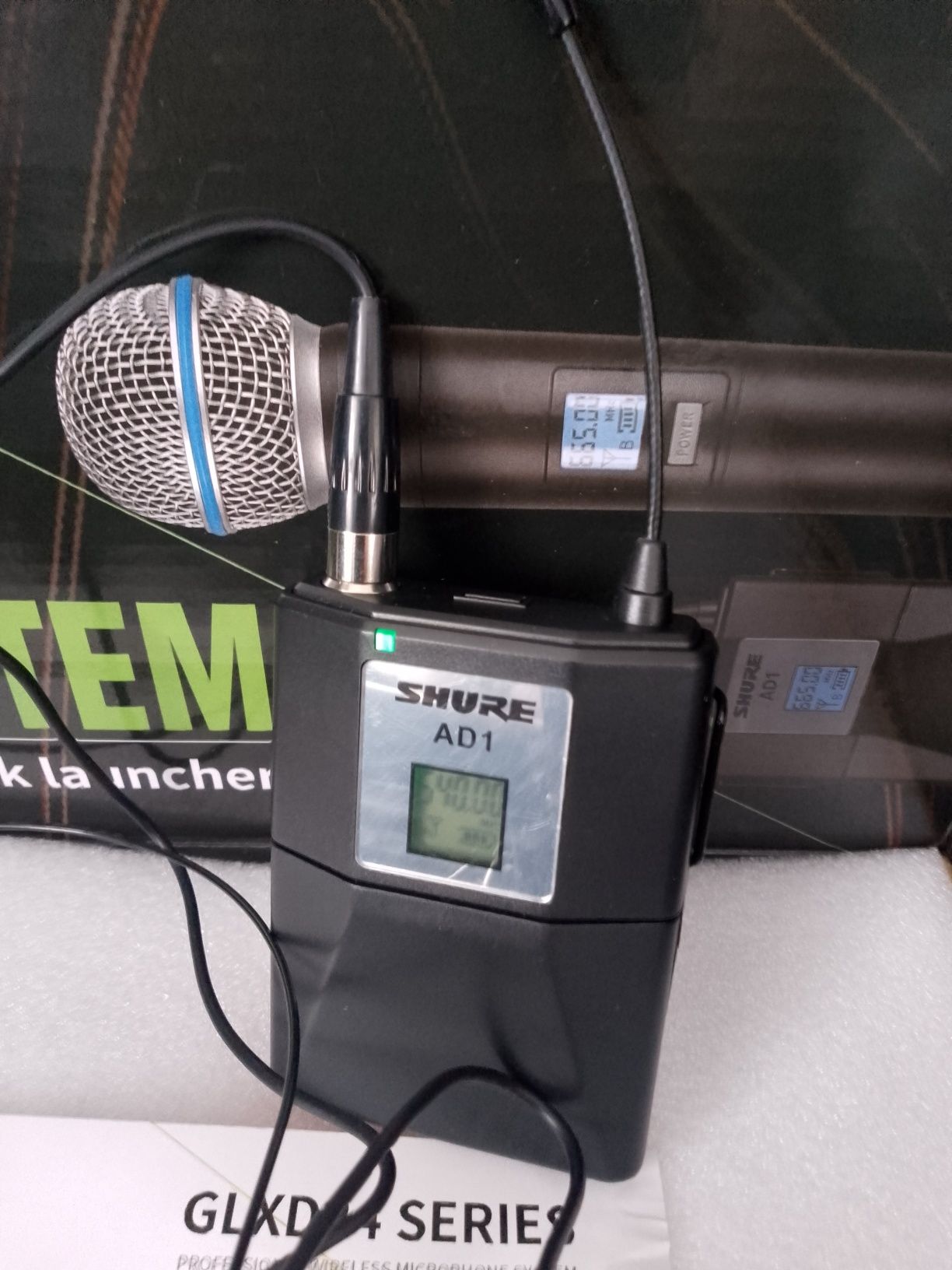 Sist wireless shure glx beta 58 mexic stare impecabil , nou ,