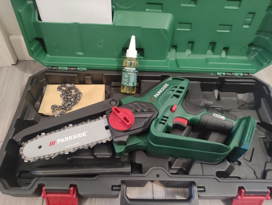 Mini drujba ferastrau pe acumulator de 20 V Parkside