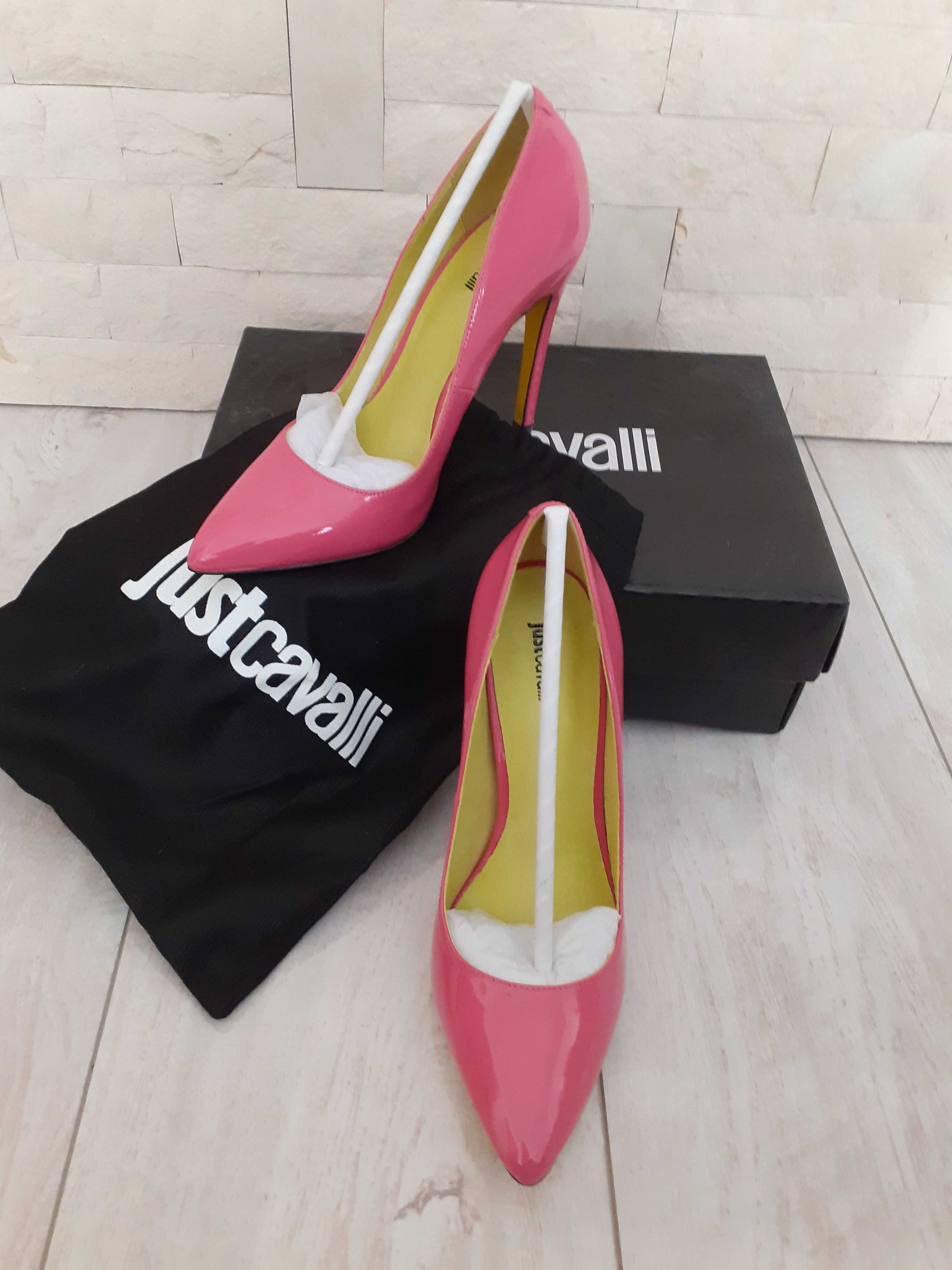 Чисто нови кожени обувки Just Cavalli и сандали Marciano - 37