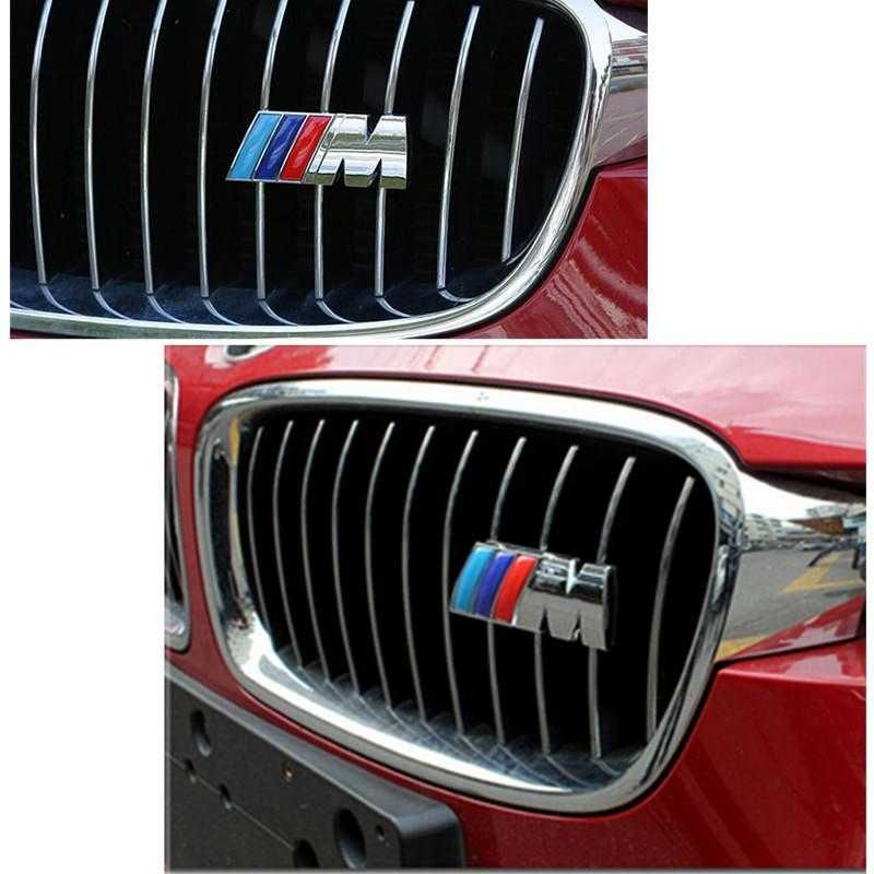 Emblema M Power grila fata BMW, Negru sau Chrom