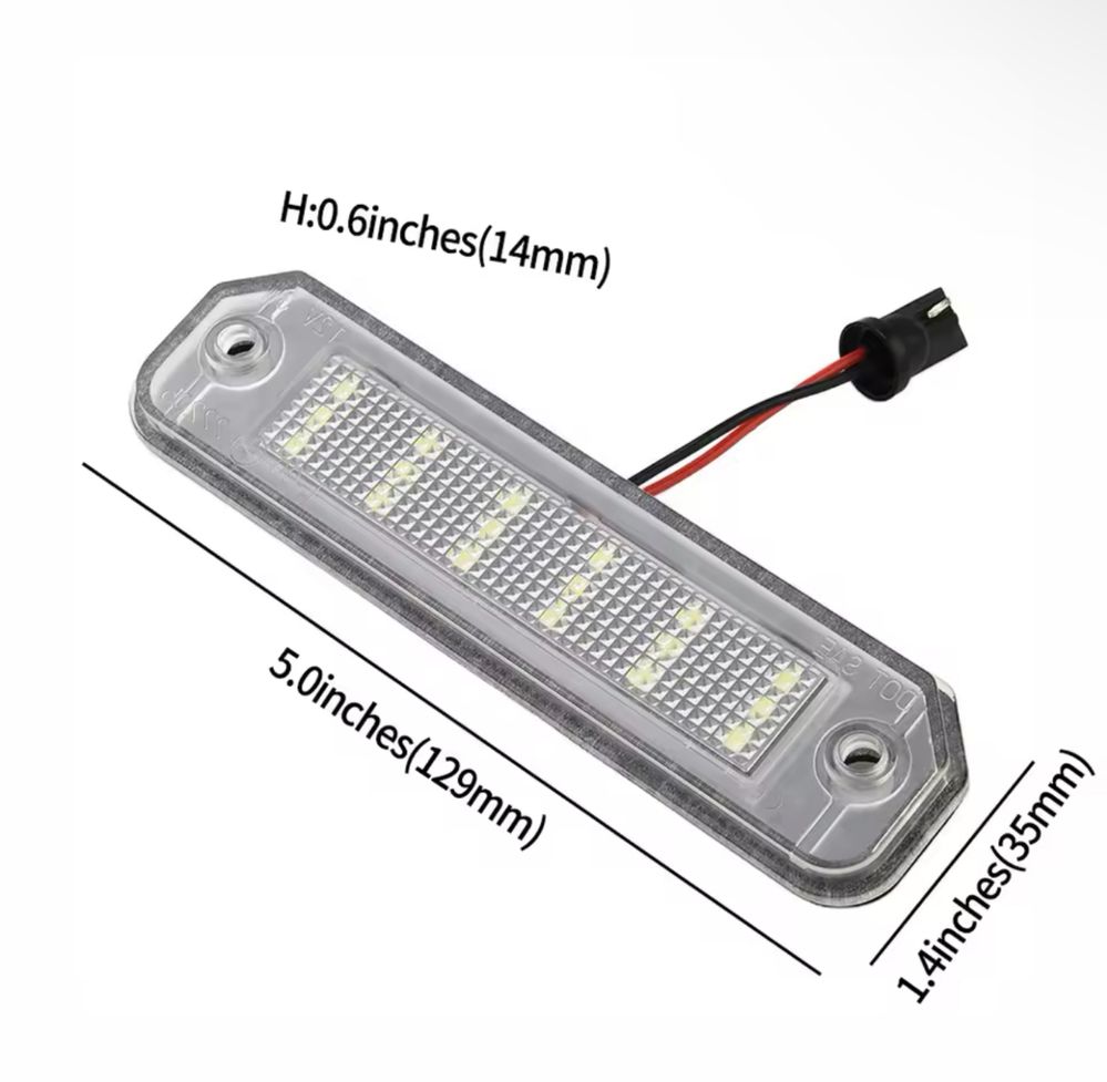 LED плафони за номера на Honda Civic EJ EK EM EK9 EK4 Del Sol 92-00
