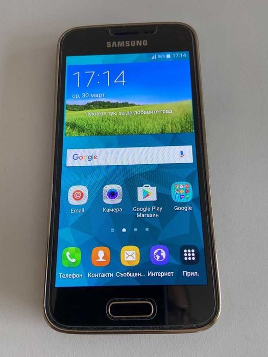 Нов телефон Samsung Galaxy S5 Mini SM-G800F 16GB Gold