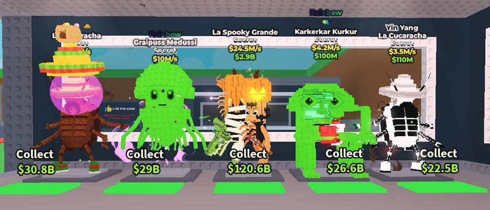 Продам бреинротов в игре Steal a Brainrot