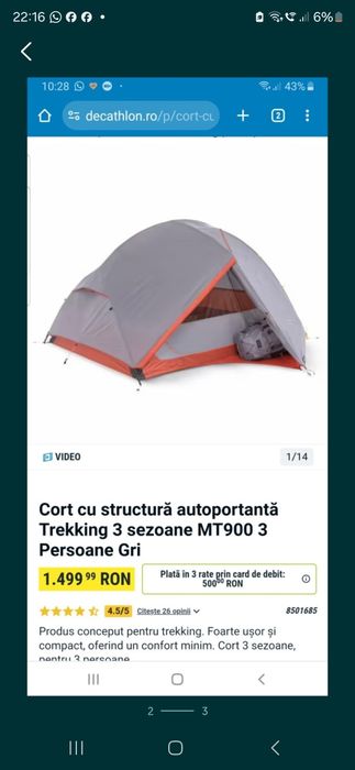 Cort forclas mt900 NOU