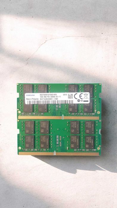 Memorie 32GB DDR4 3200 laptop sodimm, 2 x 16GB DDR4 3200 Samsung