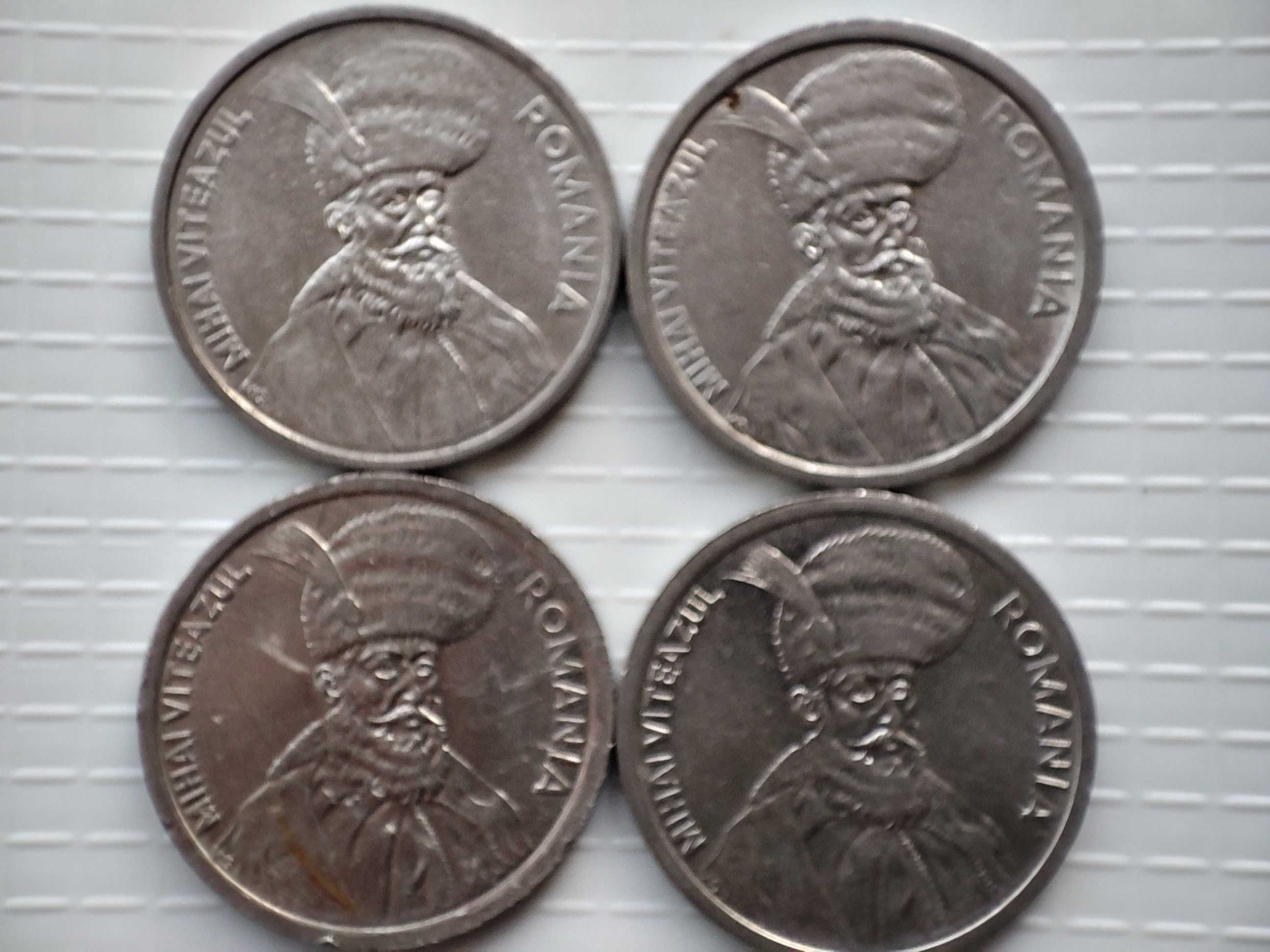 Monede 100 lei din anii 1991, 1992, 1993, 1994