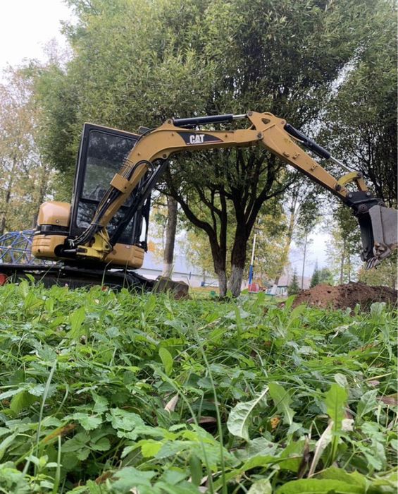 Услуги мини-экскаватора, гидромолот