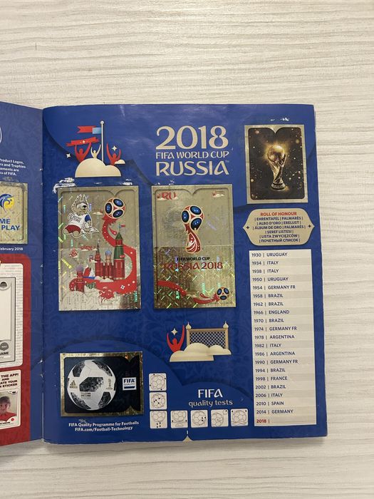 Panini World Cup 2018 – напълно попълнен официален албум