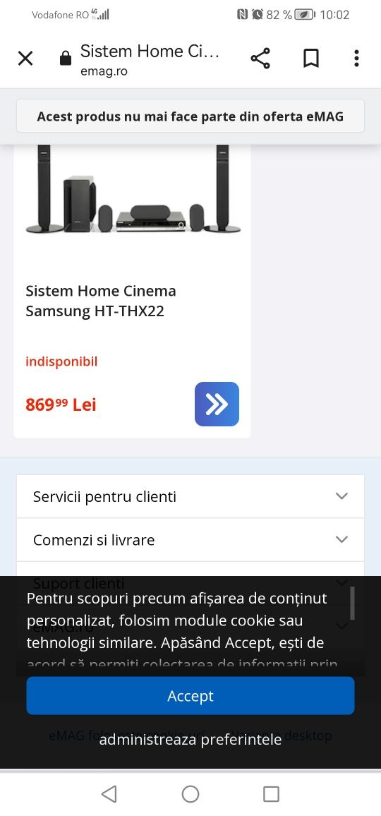 Sistem home cinema 5+1 Samsung, aproape nou