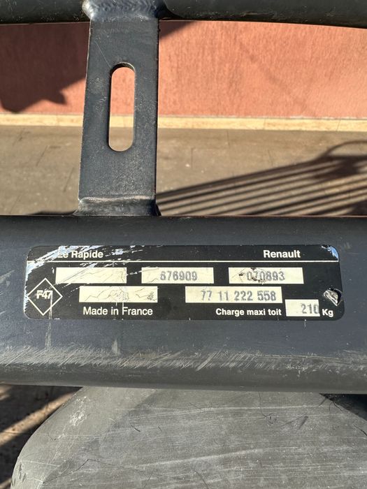 Portbagaj + scara Renault Trafic / Oper Vivaro ( model lung)