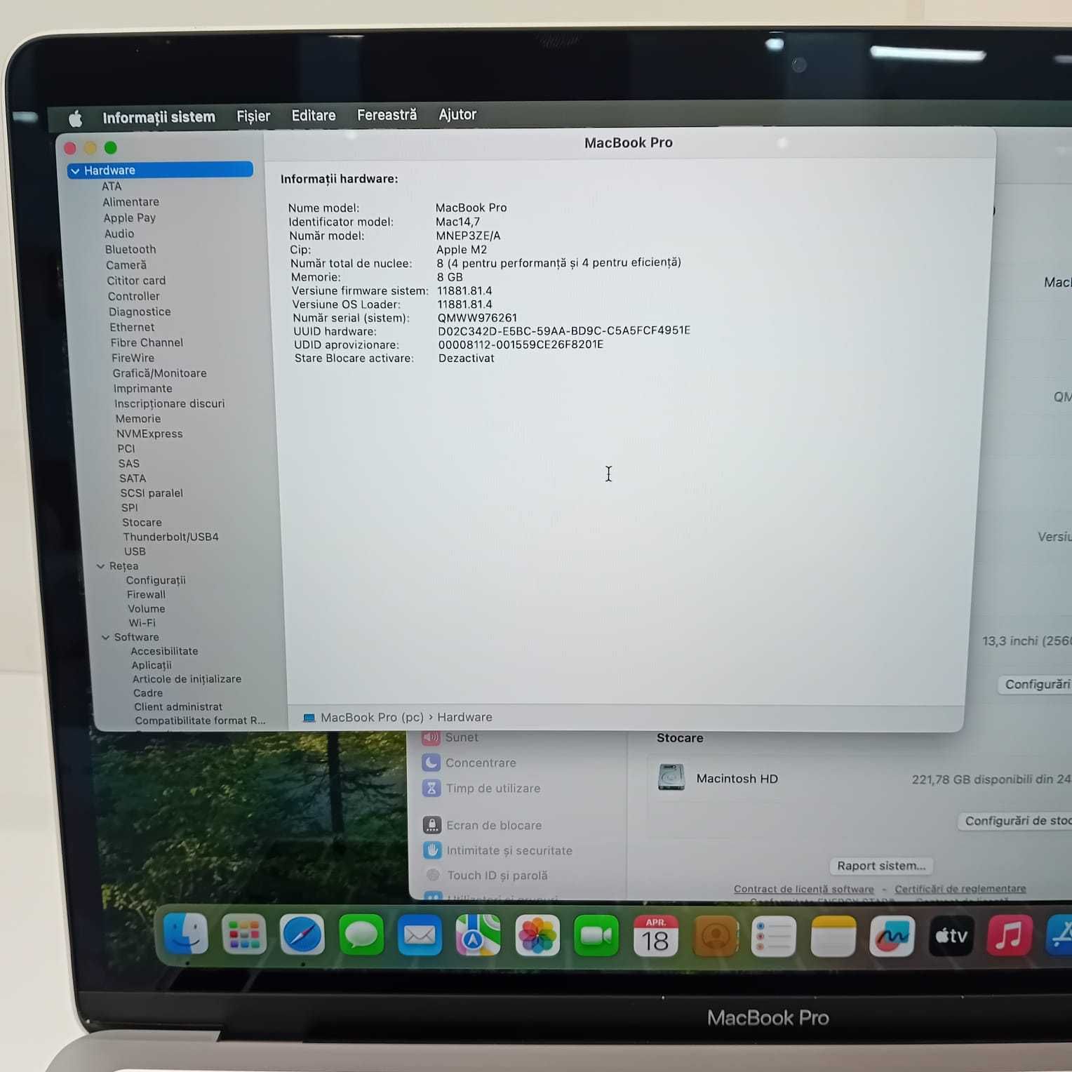 Macbook Pro 13" 2022 (ag49 Esplanada) b.38