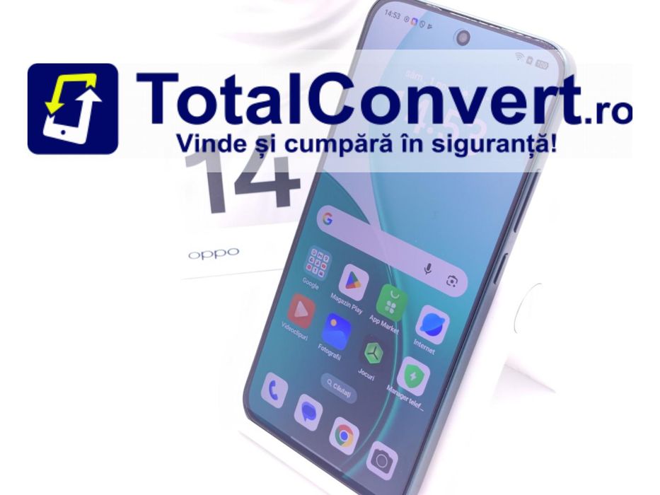 Oppo Reno14 F 256GB Luminouse Green 8GB, Garantie 24 luni | #D88202