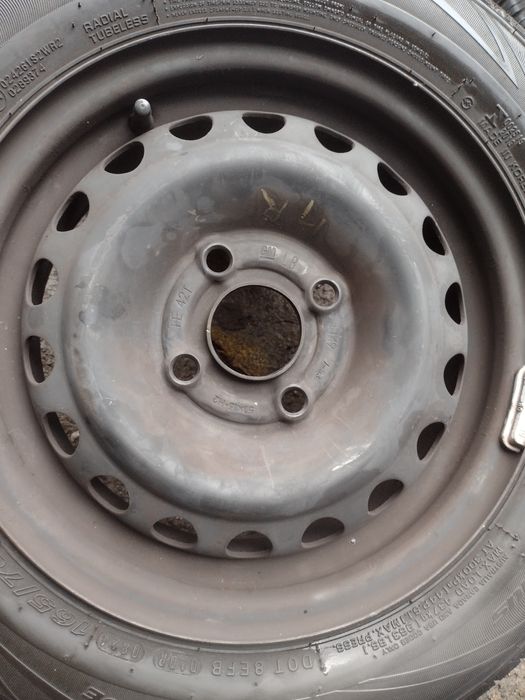 Перфектен летен комплект 13-4х100 ЕТ42 5j Opel Corsa B