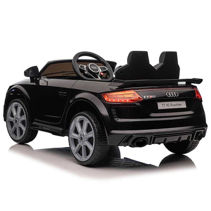 Masinuta electreica Audi TT pentru copii + scaun piele,negru!garantie!