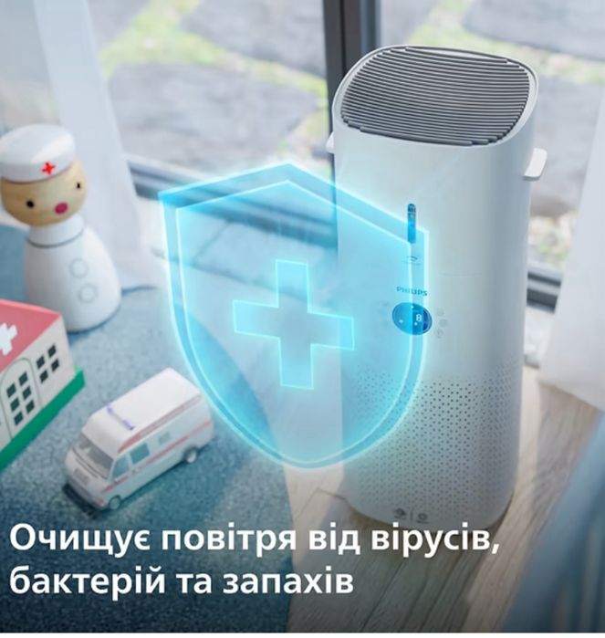 Очиститель и увлажнитель воздуха 2в1 Phillips,131 м², глобал AC3737/10