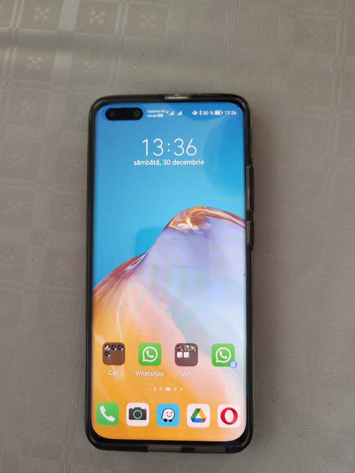 Telefon mobil Huawei P40 Pro, Dual SIM, 128GB, 8GB RAM, 5G, Black