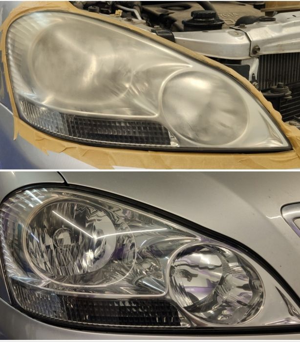 Химическо полиране на фарове + керамично покритие