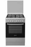 Газова печка Indesit – 4 котлона + фурна, инокс, нова (без гаранция)
