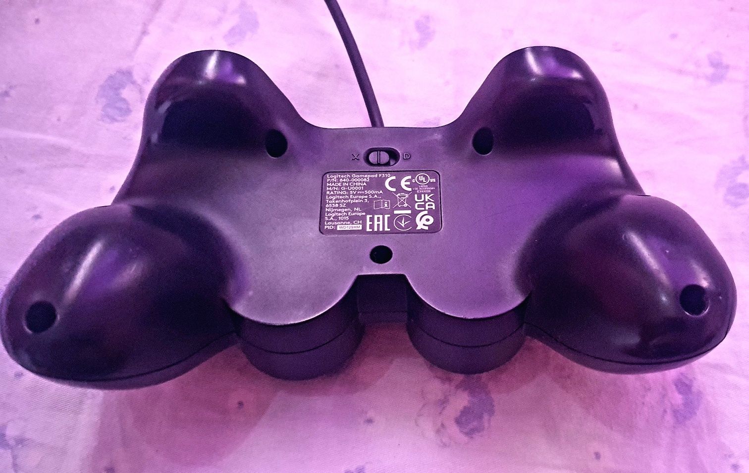 Джойстик Logitech Gamepad F310 черно синий