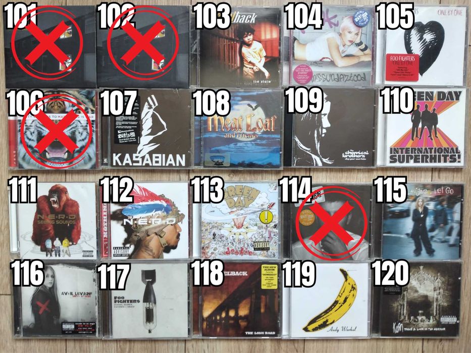 Rock/Punk Metal Music Albums CDs Оригинални Рок Пънк Музикални Дискове