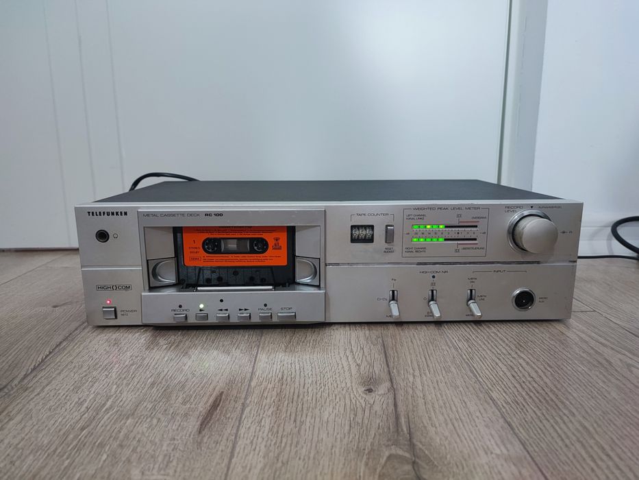 Deck Telefunken RC 100 cassette recorder tape