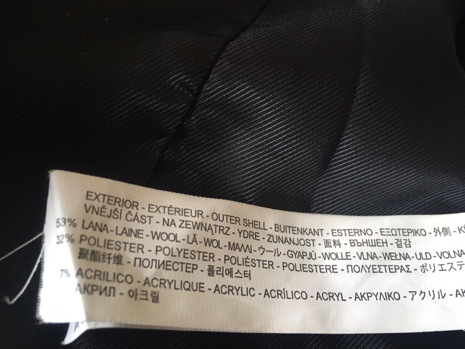 Черно палто Zara
