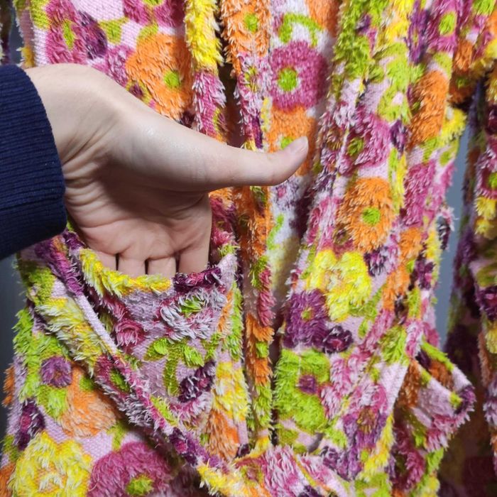 Шарен халат за баня - размер L