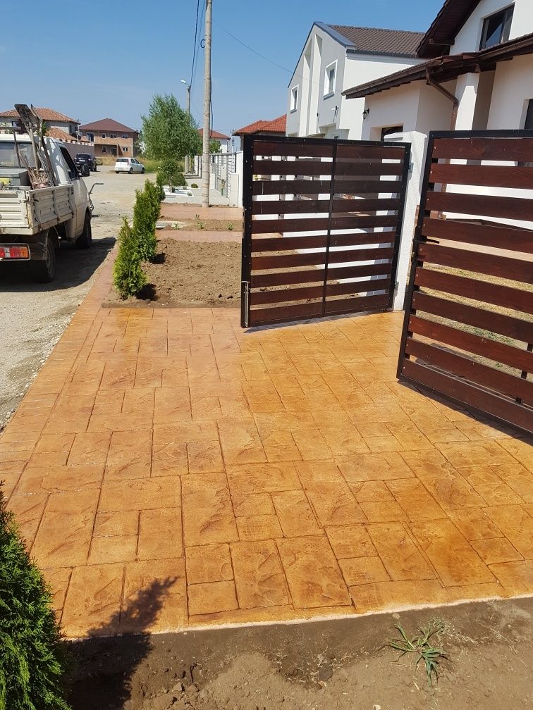 Beton amprentat pavaje 80 ron