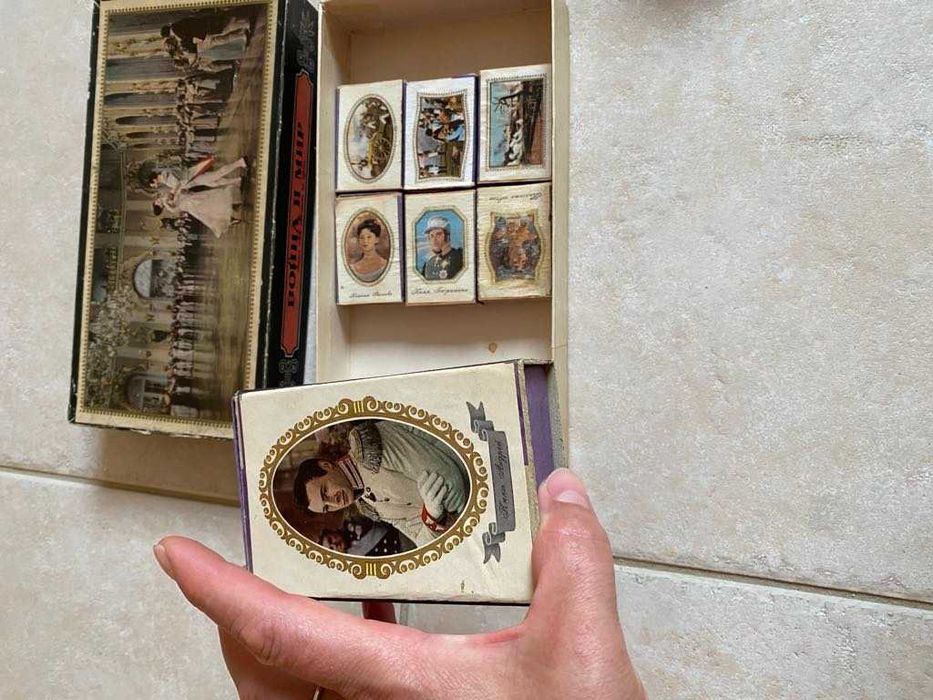 Комплект, колекция руски кибрити Война и мир