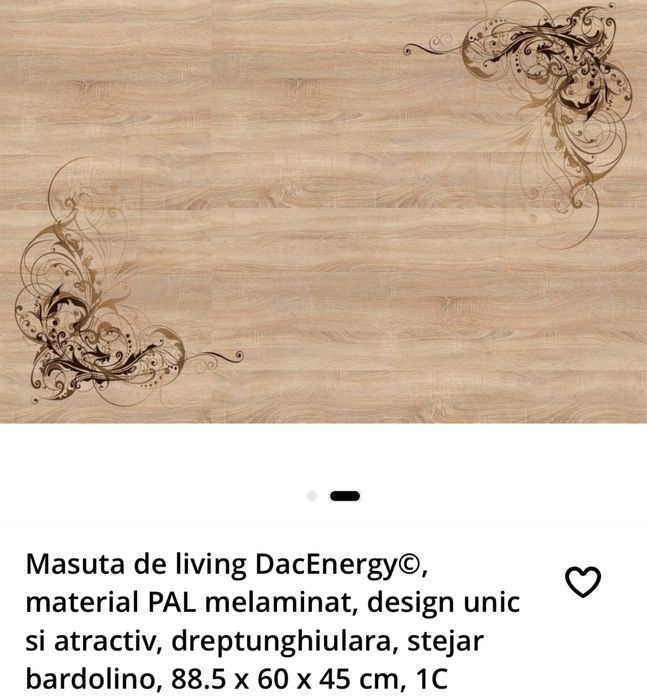 Vand masuta 85,5/60/45 casa rusu