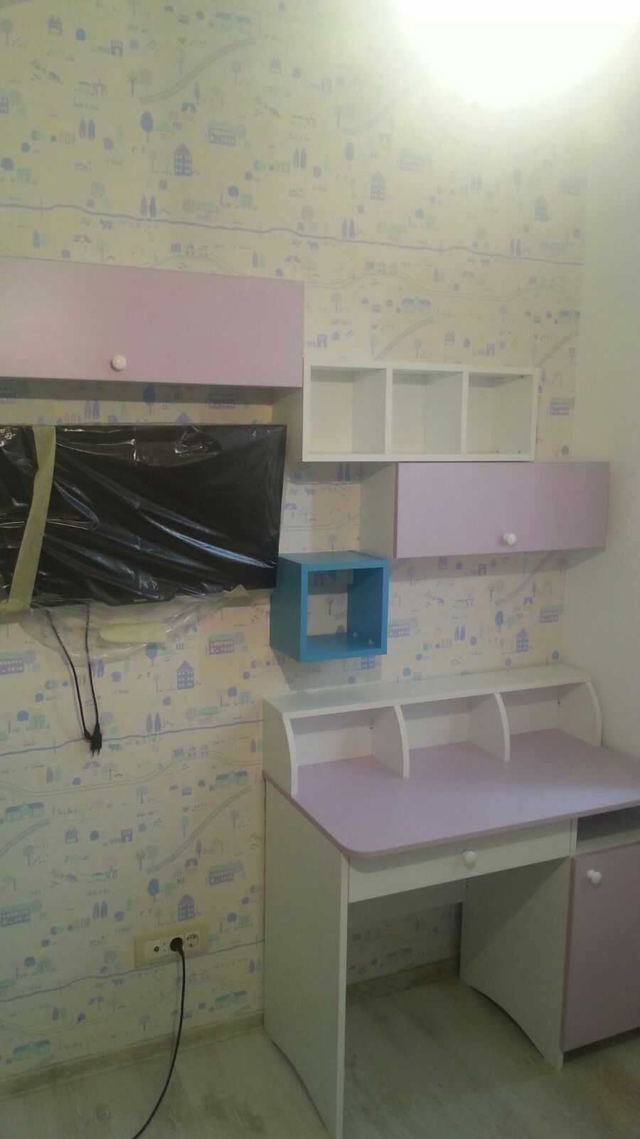 Mobila camera copiilor_paturi suprapuse/dulapuri si birou