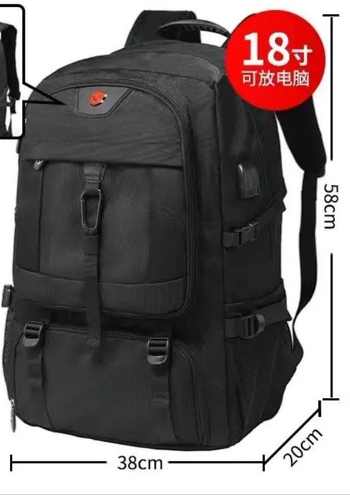 Рюкзак,сумка удобная.