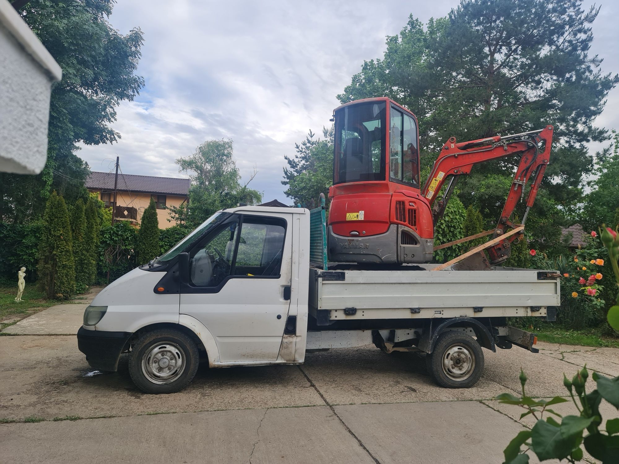 De inchiriat excavator fundații piscine defrisari sapaturi Corbeanca