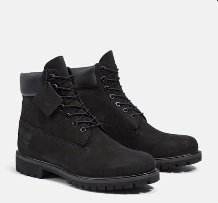 Черные ботинки Timberland