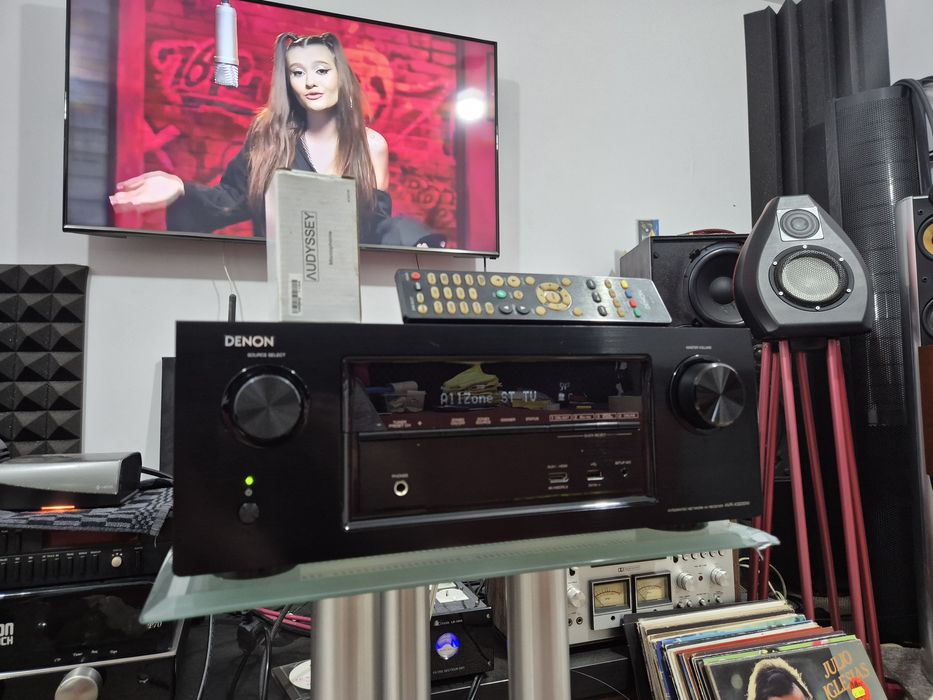 Denon AVR X3200 Receiver Dolbu Atmos HDMI Arc Heos Bluetooth