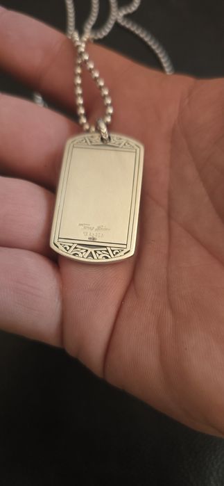 Lant si pandant plăcuță Thomas Sabo original argint