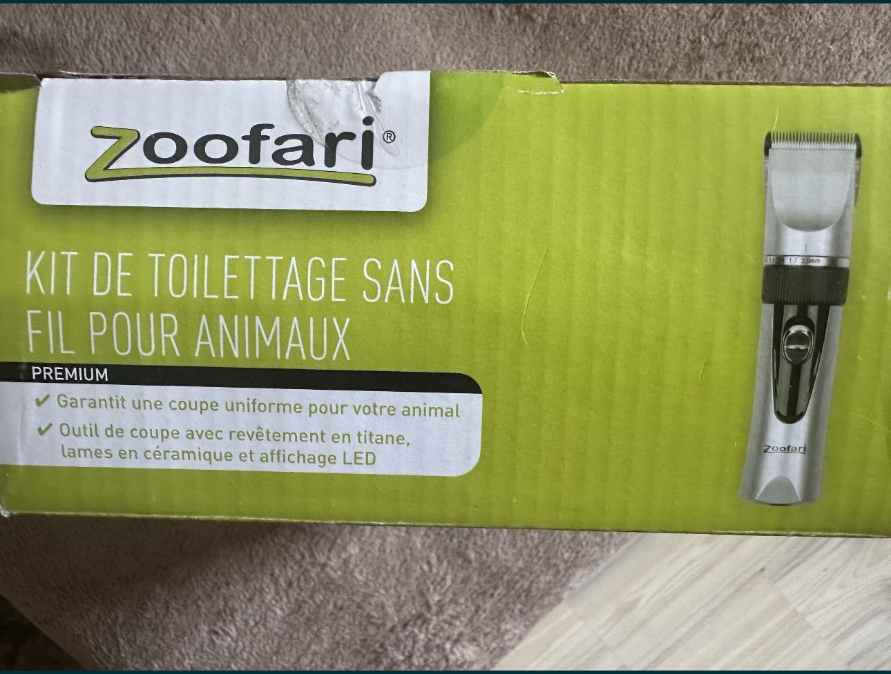 Mașină de tuns animale nouă