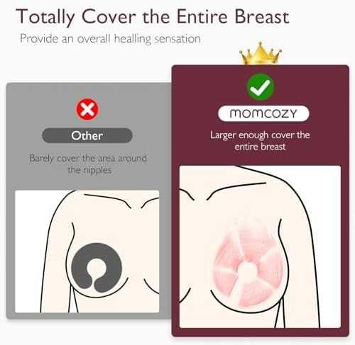 Нови Momcozy Топло-студени гел подложки за кърмачки облекчение комфорт