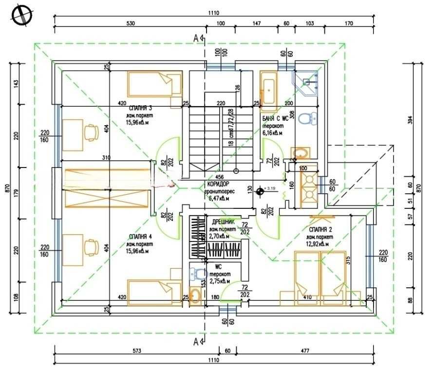 Продава се Къща в Пловдив, Беломорски - 200 кв.м за 1450 €/кв.м - Снимка #2