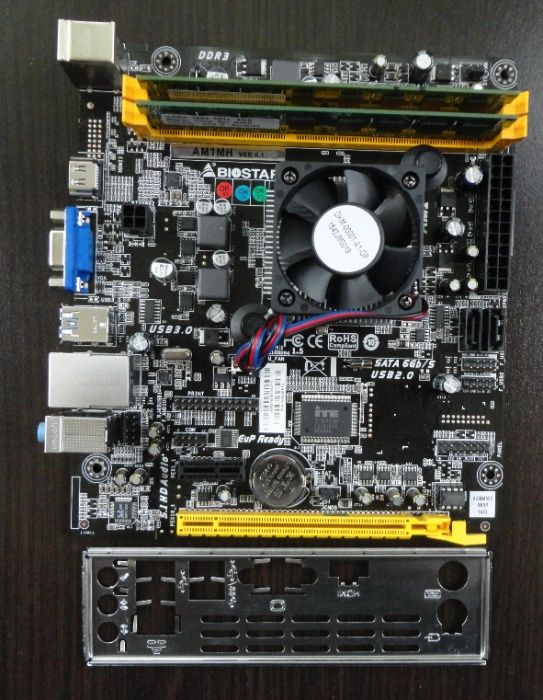 Kit PB Biostar AM1MH + Athlon 5350 quad core + 8GB DDR3